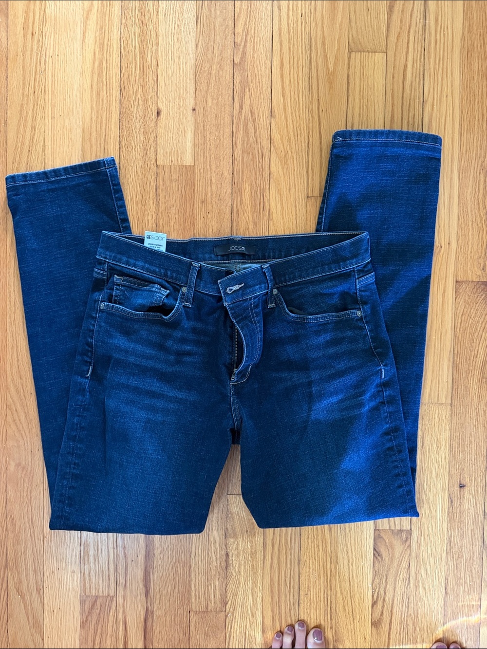 Men's Indigo slim Jeans with Stretch Comfort - 31" inseam